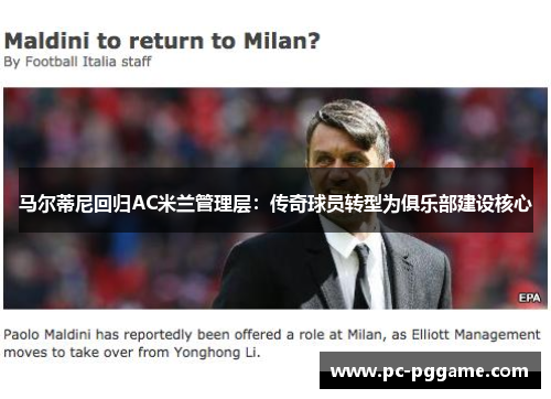 马尔蒂尼回归AC米兰管理层：传奇球员转型为俱乐部建设核心